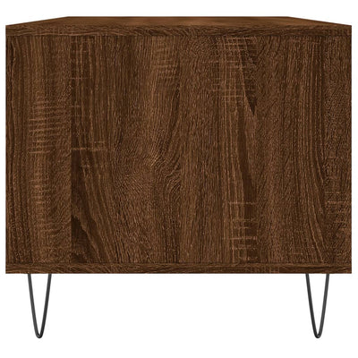 Sohvapöytä ruskea tammi 90x49x45 cm tekninen puu