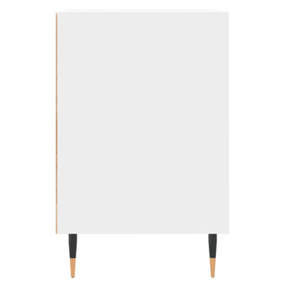 TV-taso valkoinen 100x35x55 cm tekninen puu