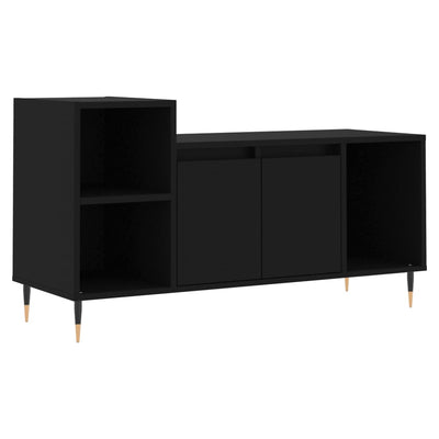 TV-taso musta 100x35x55 cm tekninen puu