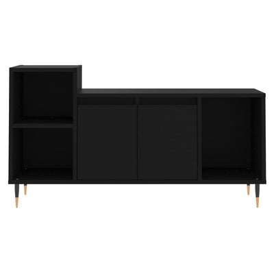 TV-taso musta 100x35x55 cm tekninen puu