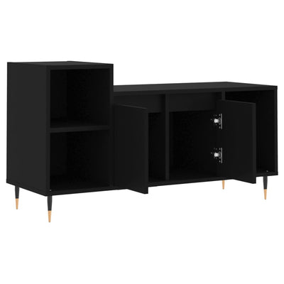 TV-taso musta 100x35x55 cm tekninen puu