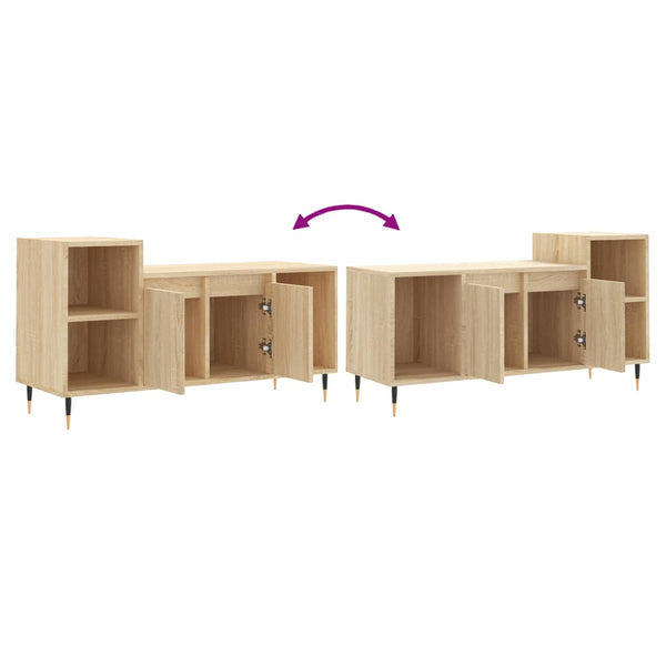 TV-taso Sonoma-tammi 100x35x55 cm tekninen puu