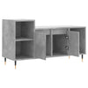 TV-taso betoninharmaa 100x35x55 cm tekninen puu