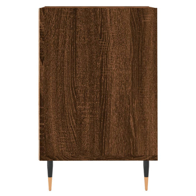 TV-taso ruskea tammi 100x35x55 cm tekninen puu