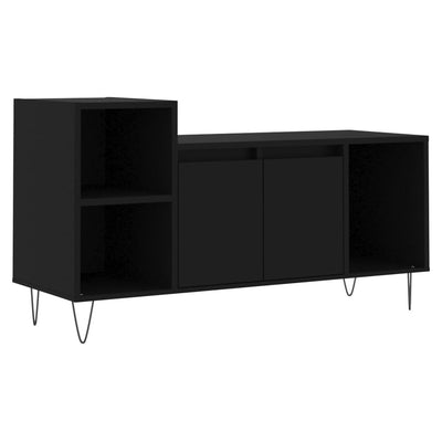 TV-taso musta 100x35x55 cm tekninen puu
