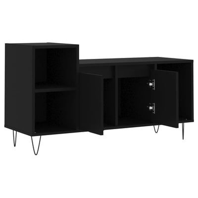 TV-taso musta 100x35x55 cm tekninen puu
