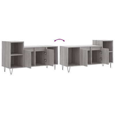 TV-taso harmaa Sonoma 100x35x55 cm tekninen puu