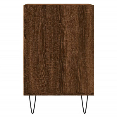 TV-taso ruskea tammi 100x35x55 cm tekninen puu