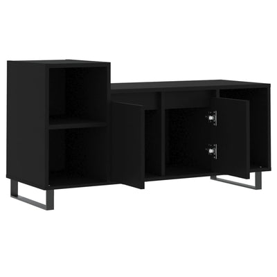 TV-taso musta 100x35x55 cm tekninen puu