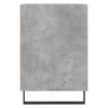 TV-taso betoninharmaa 100x35x55 cm tekninen puu