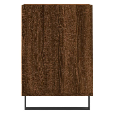 TV-taso ruskea tammi 100x35x55 cm tekninen puu