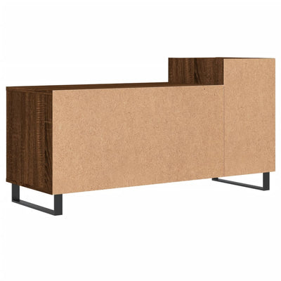 TV-taso ruskea tammi 100x35x55 cm tekninen puu