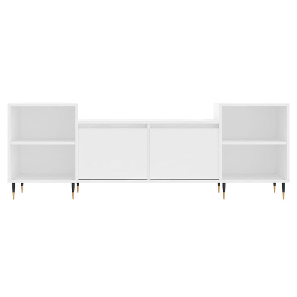 TV-taso valkoinen 160x35x55 cm tekninen puu