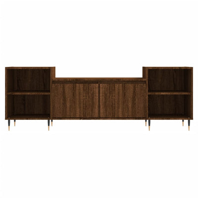 TV-taso ruskea tammi 160x35x55 cm tekninen puu