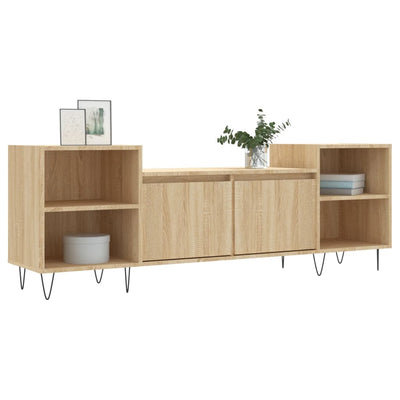 TV-taso Sonoma-tammi 160x35x55 cm tekninen puu