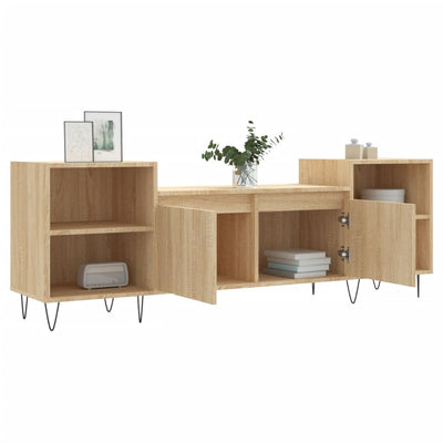 TV-taso Sonoma-tammi 160x35x55 cm tekninen puu