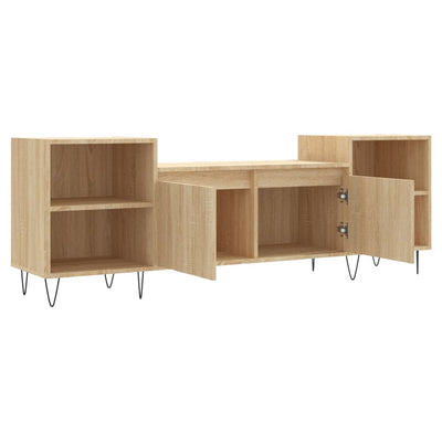 TV-taso Sonoma-tammi 160x35x55 cm tekninen puu