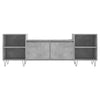 TV-taso betoninharmaa 160x35x55 cm tekninen puu