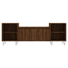 TV-taso ruskea tammi 160x35x55 cm tekninen puu