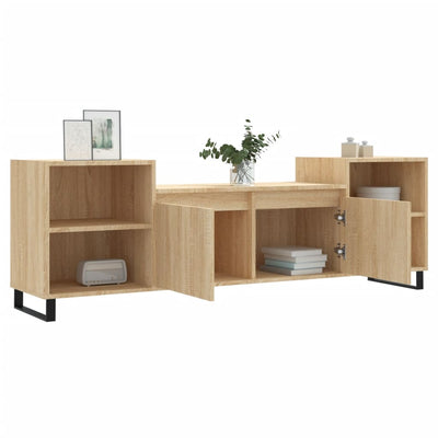 TV-taso Sonoma-tammi 160x35x55 cm tekninen puu