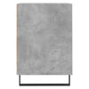 TV-taso betoninharmaa 160x35x55 cm tekninen puu