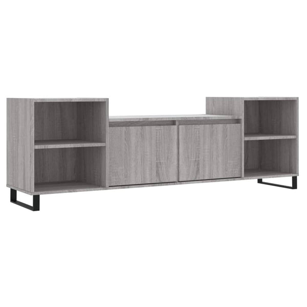 TV-taso harmaa Sonoma 160x35x55 cm tekninen puu