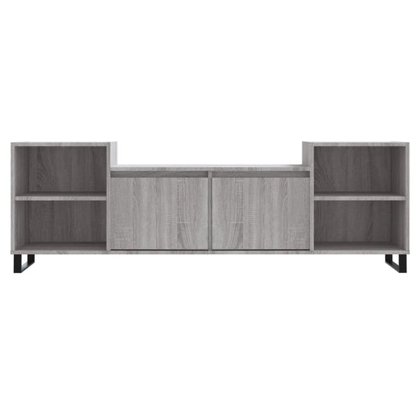 TV-taso harmaa Sonoma 160x35x55 cm tekninen puu