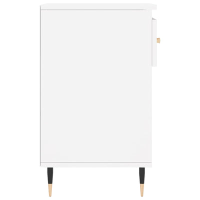 Kenkäkaappi valkoinen 102x36x60 cm tekninen puu