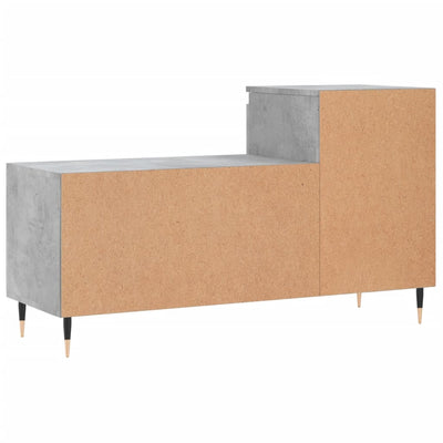 Kenkäkaappi betoninharmaa 102x36x60 cm tekninen puu