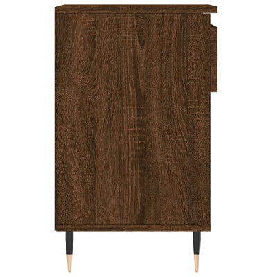 Kenkäkaappi ruskea tammi 102x36x60 cm tekninen puu