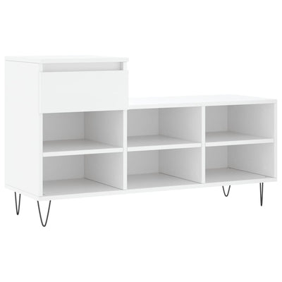 Valkoinen kenkäkaappi Luce 102x36x60cm (puinen)