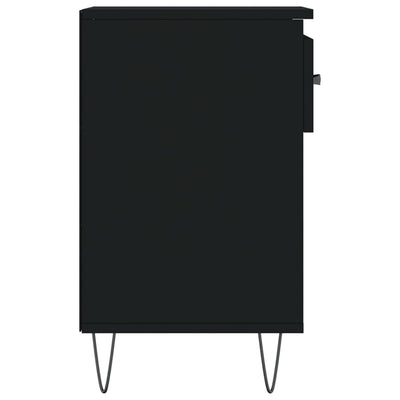 Kenkäkaappi musta 102x36x60 cm tekninen puu
