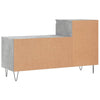 Kenkäkaappi betoninharmaa 102x36x60 cm tekninen puu