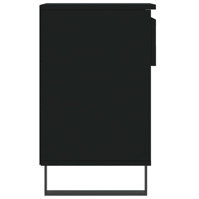 Kenkäkaappi musta 102x36x60 cm tekninen puu