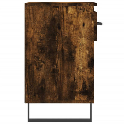 Kenkäkaappi savutammi 102x36x60 cm tekninen puu
