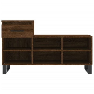 Kenkäkaappi ruskea tammi 102x36x60 cm tekninen puu