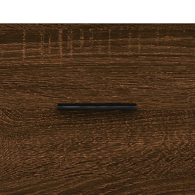Kenkäkaappi ruskea tammi 102x36x60 cm tekninen puu