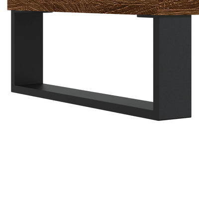 Kenkäkaappi ruskea tammi 102x36x60 cm tekninen puu