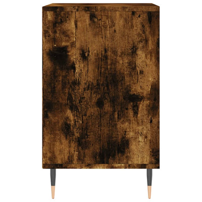 Kenkäkaappi savutammi 102x36x60 cm tekninen puu