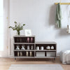 Kenkäkaappi harmaa Sonoma 102x36x60 cm tekninen puu