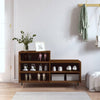 Kenkäkaappi ruskea tammi 102x36x60 cm tekninen puu