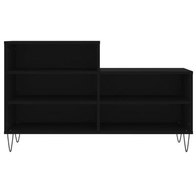 Kenkäkaappi musta 102x36x60 cm tekninen puu