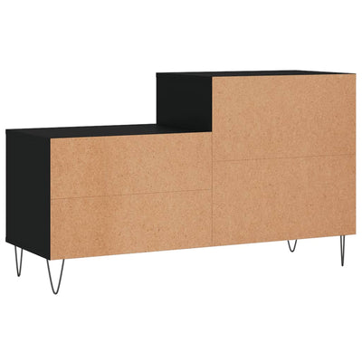 Kenkäkaappi musta 102x36x60 cm tekninen puu
