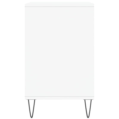 Kenkäkaappi korkeakiilto valkoinen 102x36x60 cm tekninen puu