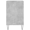Kenkäkaappi betoninharmaa 102x36x60 cm tekninen puu