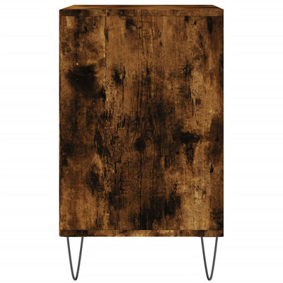 Kenkäkaappi savutammi 102x36x60 cm tekninen puu