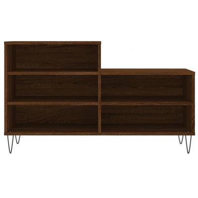 Kenkäkaappi ruskea tammi 102x36x60 cm tekninen puu