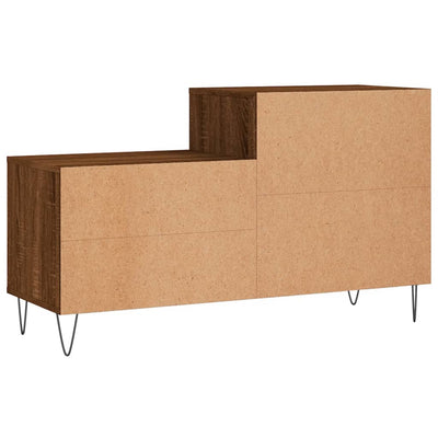 Kenkäkaappi ruskea tammi 102x36x60 cm tekninen puu