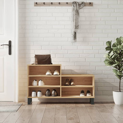 Kenkäkaappi Sonoma-tammi 102x36x60 cm tekninen puu
