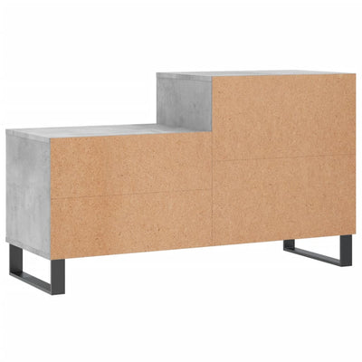 Kenkäkaappi betoninharmaa 102x36x60 cm tekninen puu